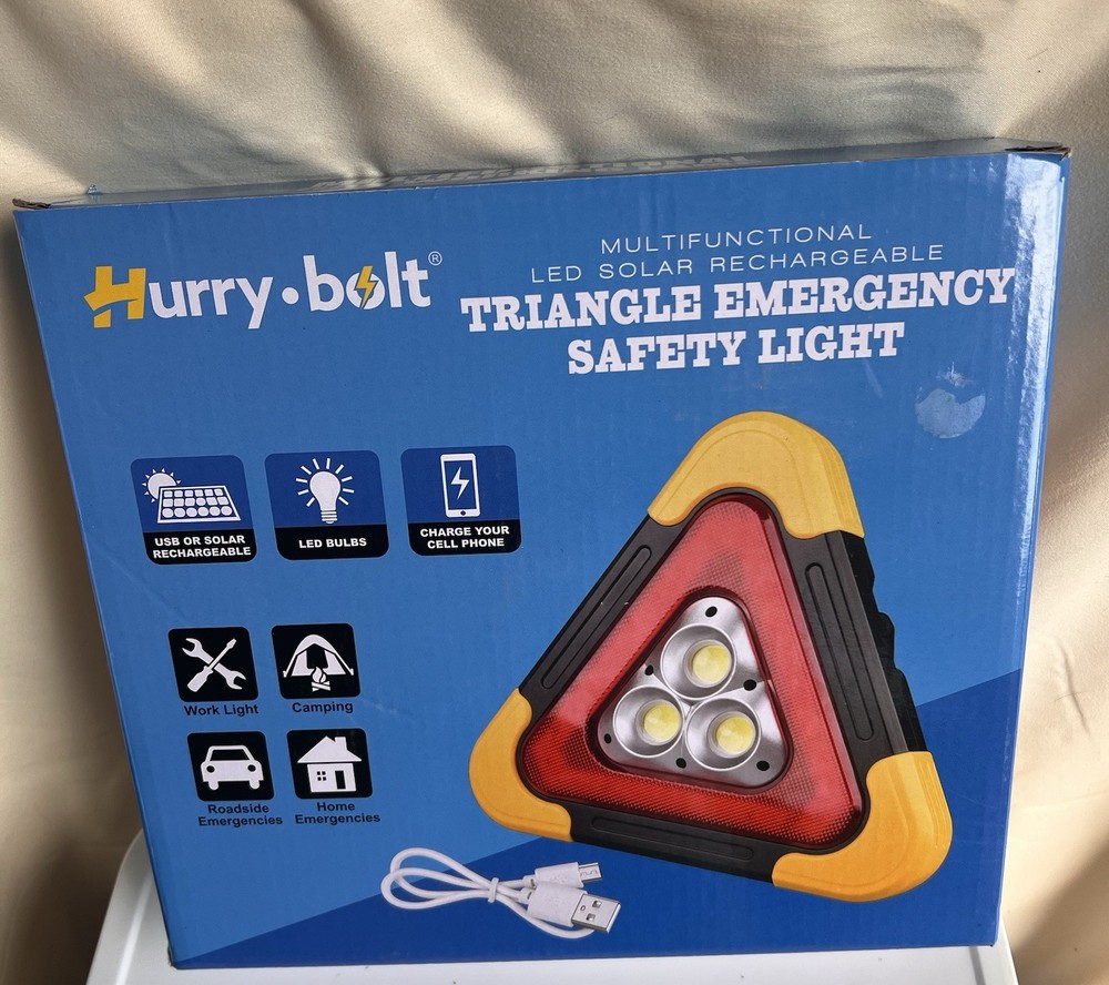 Hurry•bolt Triangle Emergency Safety Light