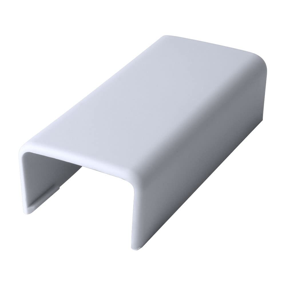 Construct Pro 5-Pack of Raceway Couplers, 1.3inch width  2.9inch length, Whit...
