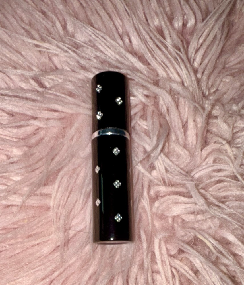 NEW Mini Travel Refillable Black Crystal Perfume Atomizer 5mL