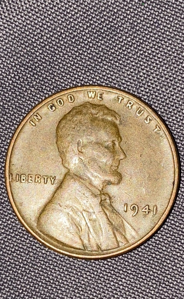 1941 wheat penny no mint mark spacing errors