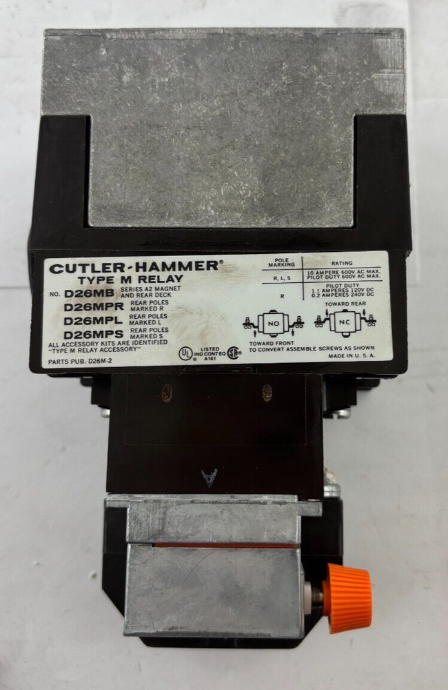 CUTLER HAMMER D26MRD005B1 RELAY