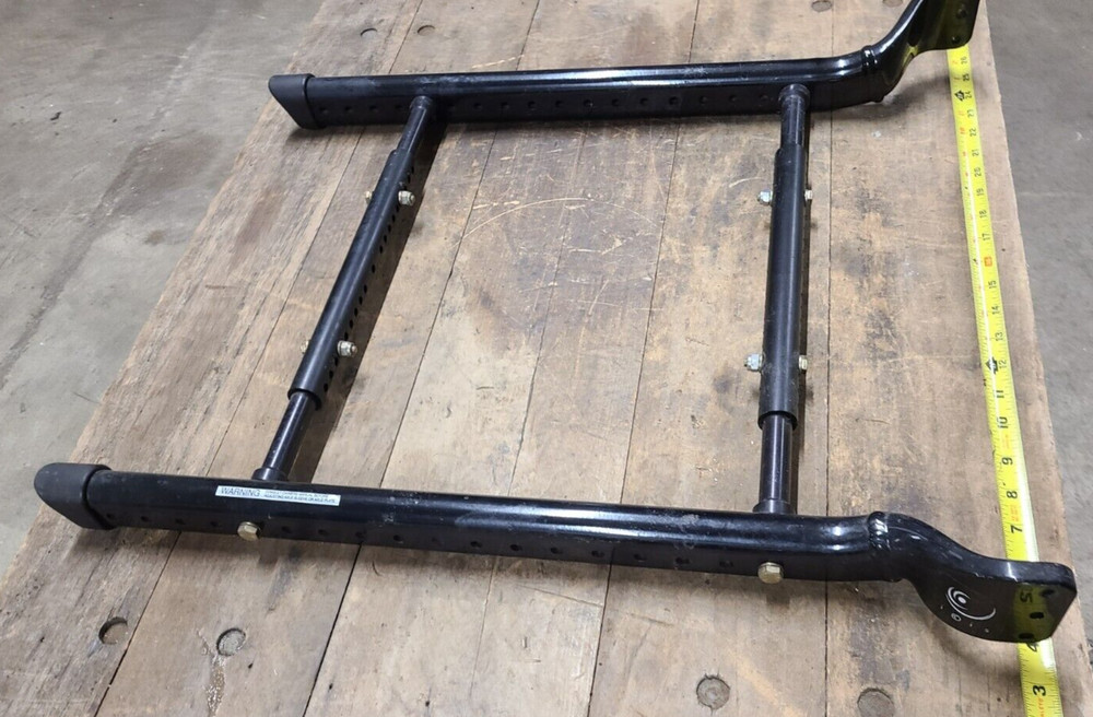 Quickie Iris Tilt Manual Wheelchair Base Side Frame Black