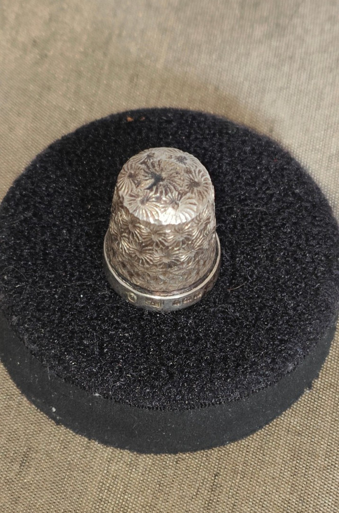 Vintage Sterling Silver Thimble