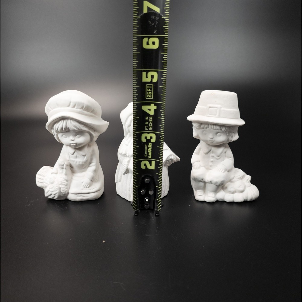 Unpainted Ceramic Figures - DIY Craft Decor