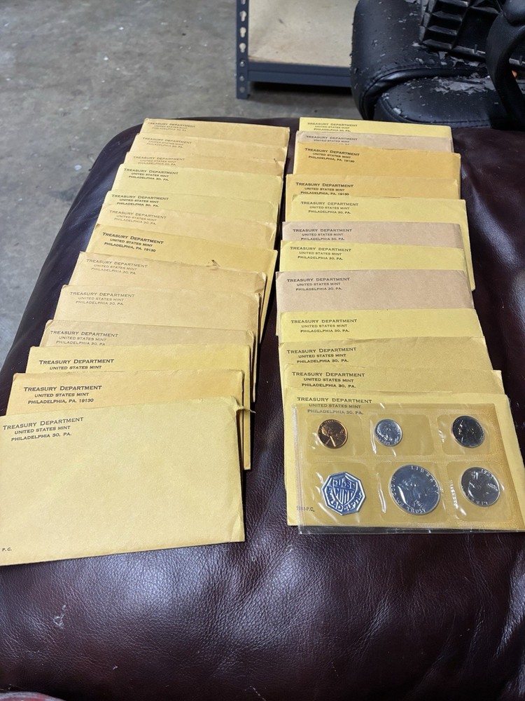 1961-1964 Unc Mint Sets 90% Silver Sets. (Only 1 set) per transaction, pick year