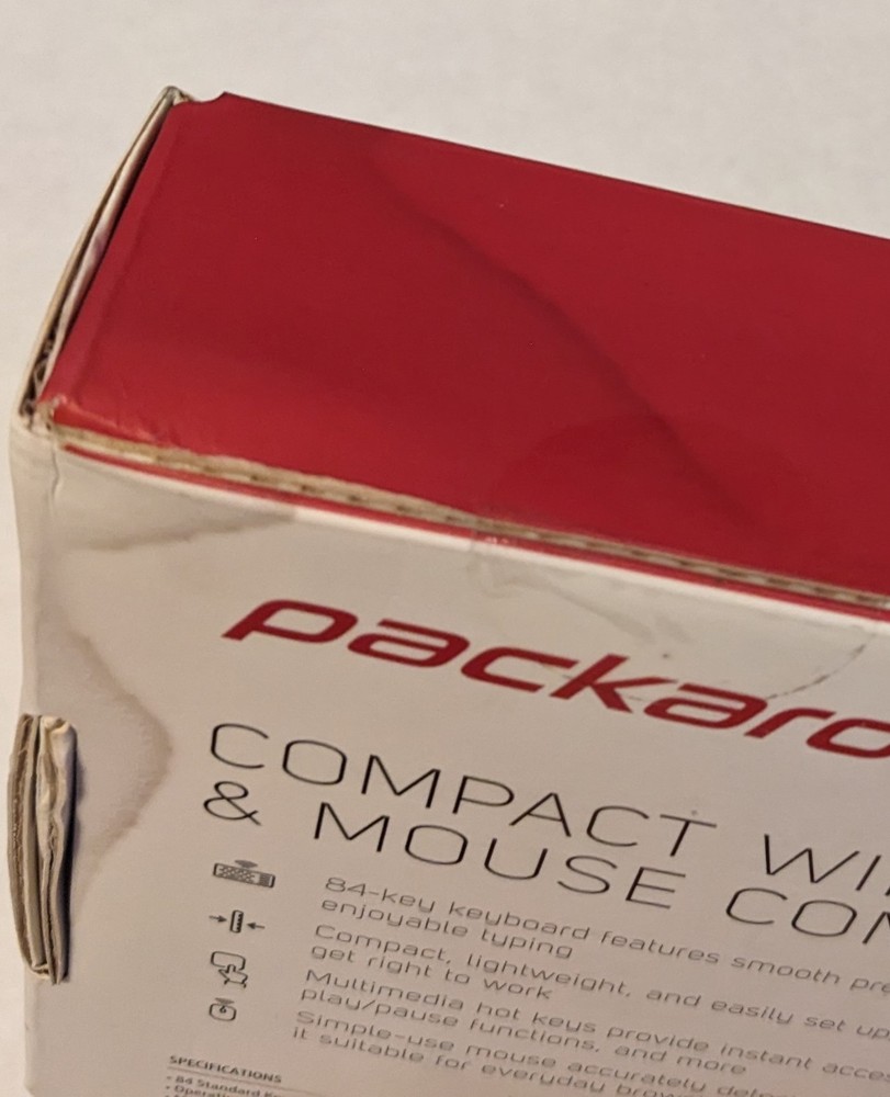 Packard Bell Black Wireless Keyboard Mouse Combo