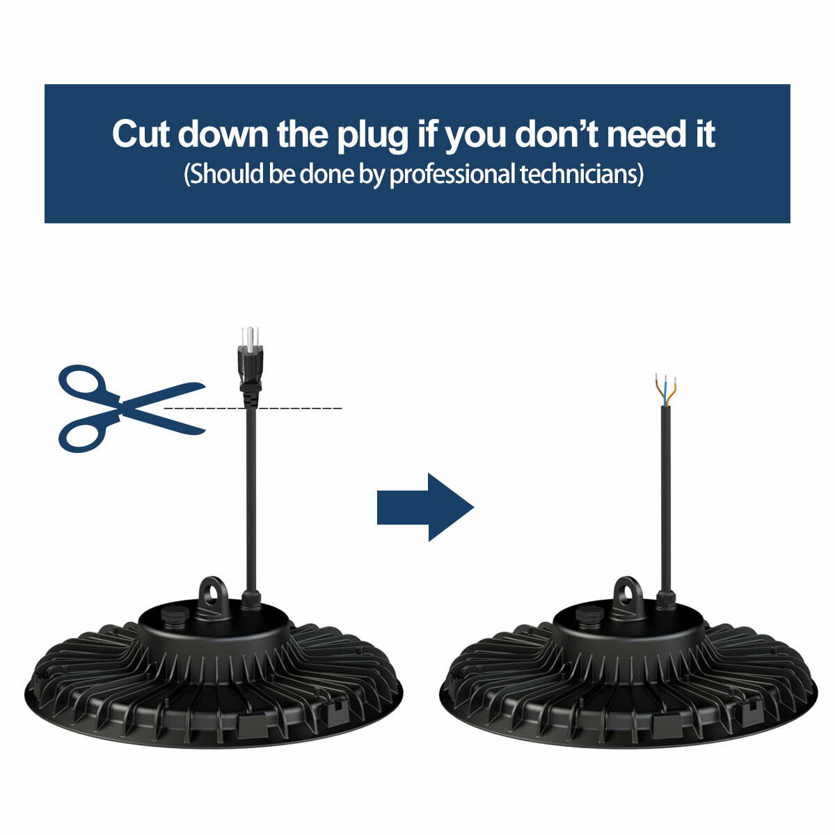 200W UFO Led High Bay Light 200 Watts Industrial Commercial Warehouse Gym Light