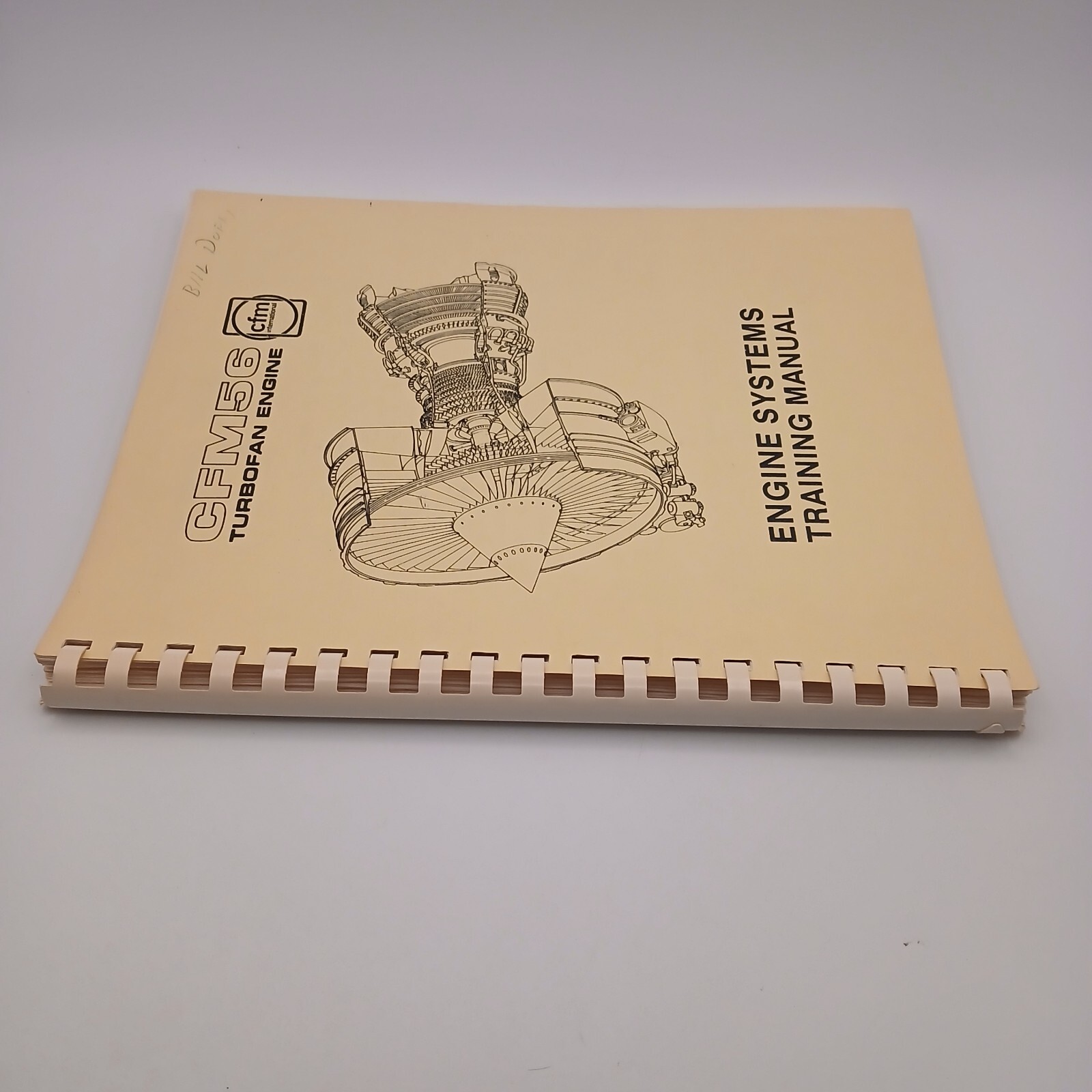 Vintage CFM International CFM56 Turbofan Engine - Engine Systems Training Manual