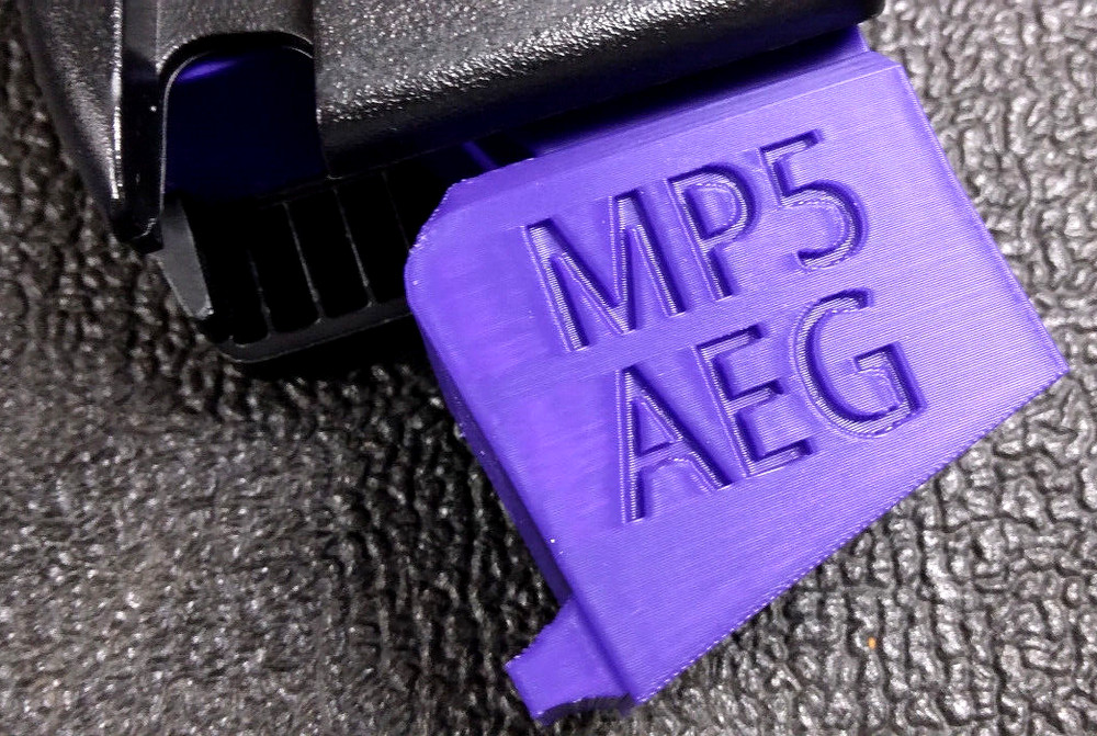 Airsoft MP5 AEG Odin Speedloader Adapter (Purple)
