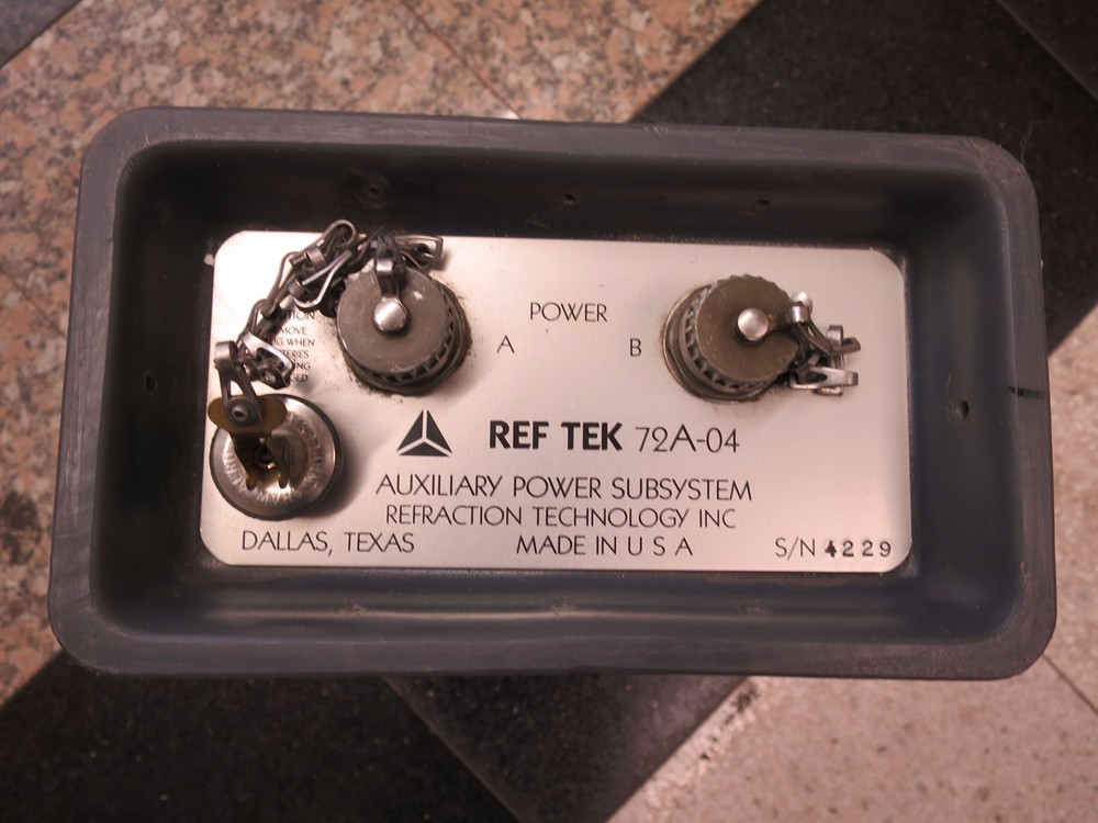 REF TEK 72A-04 AUXILIARY POWER SUBSYSTEM REFRACTION TECHNOLOGY INC REFTEK