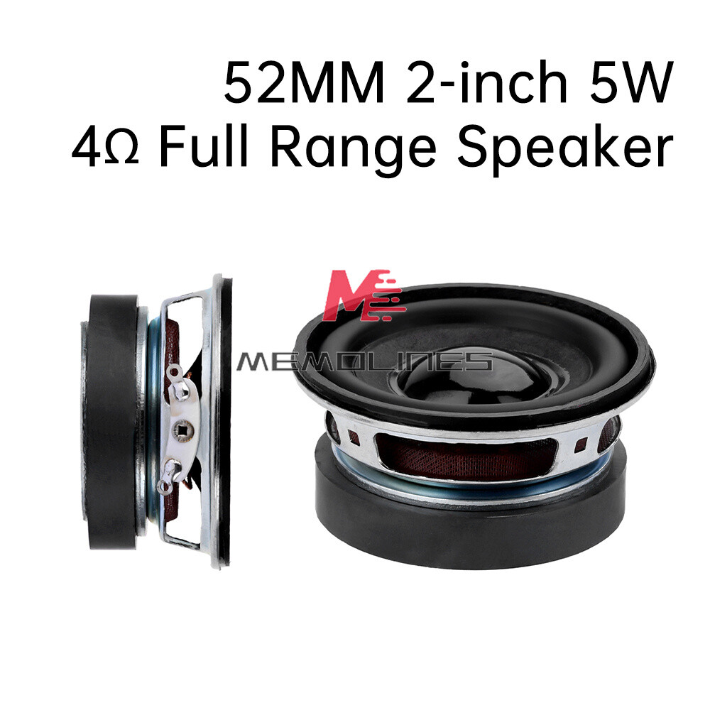 2-inch 5W 4 Ohm Full-frequency Speaker 52MM Round Small Speaker For Electronic