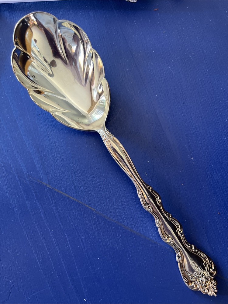 9 inch Interlude Berry Spoon/scoop  International silverplate, unused