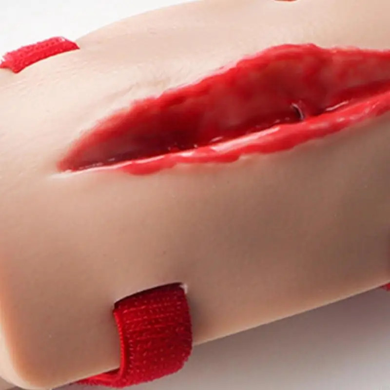 1 Set Educational Wound Packing Trainer Model Arresting Bleeding Practice Model