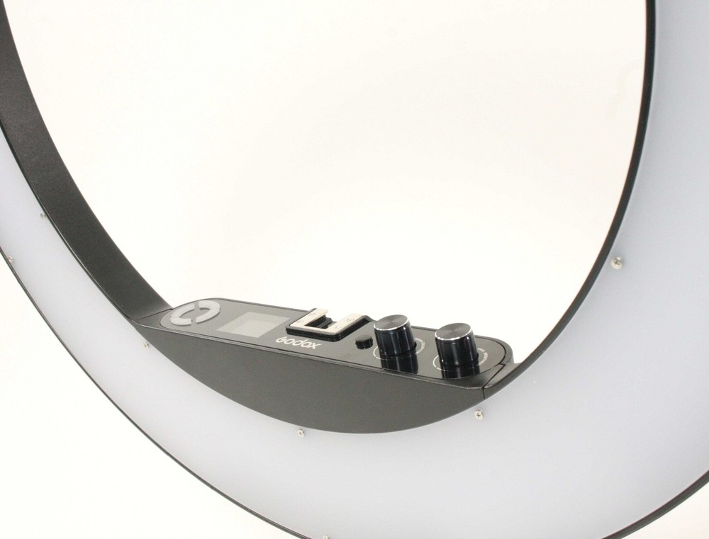 GODOX LR160 LED Ring Light. (with Accessories)