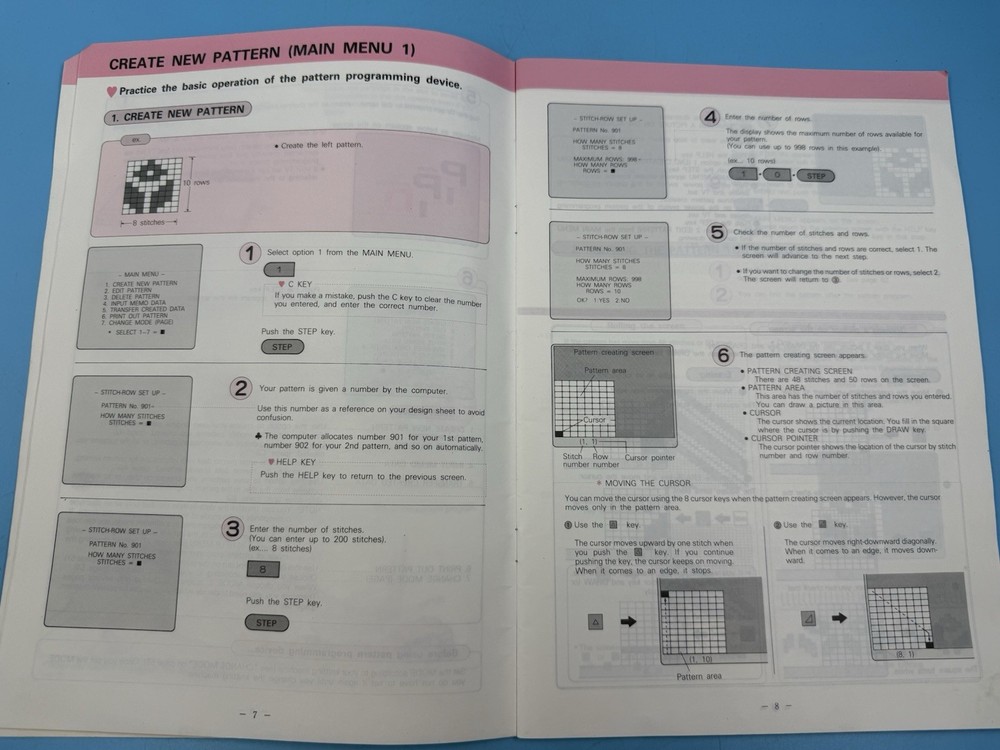 KNITKING INSTRUCTION Manual Book for PPD-110 Pattern Programming Device
