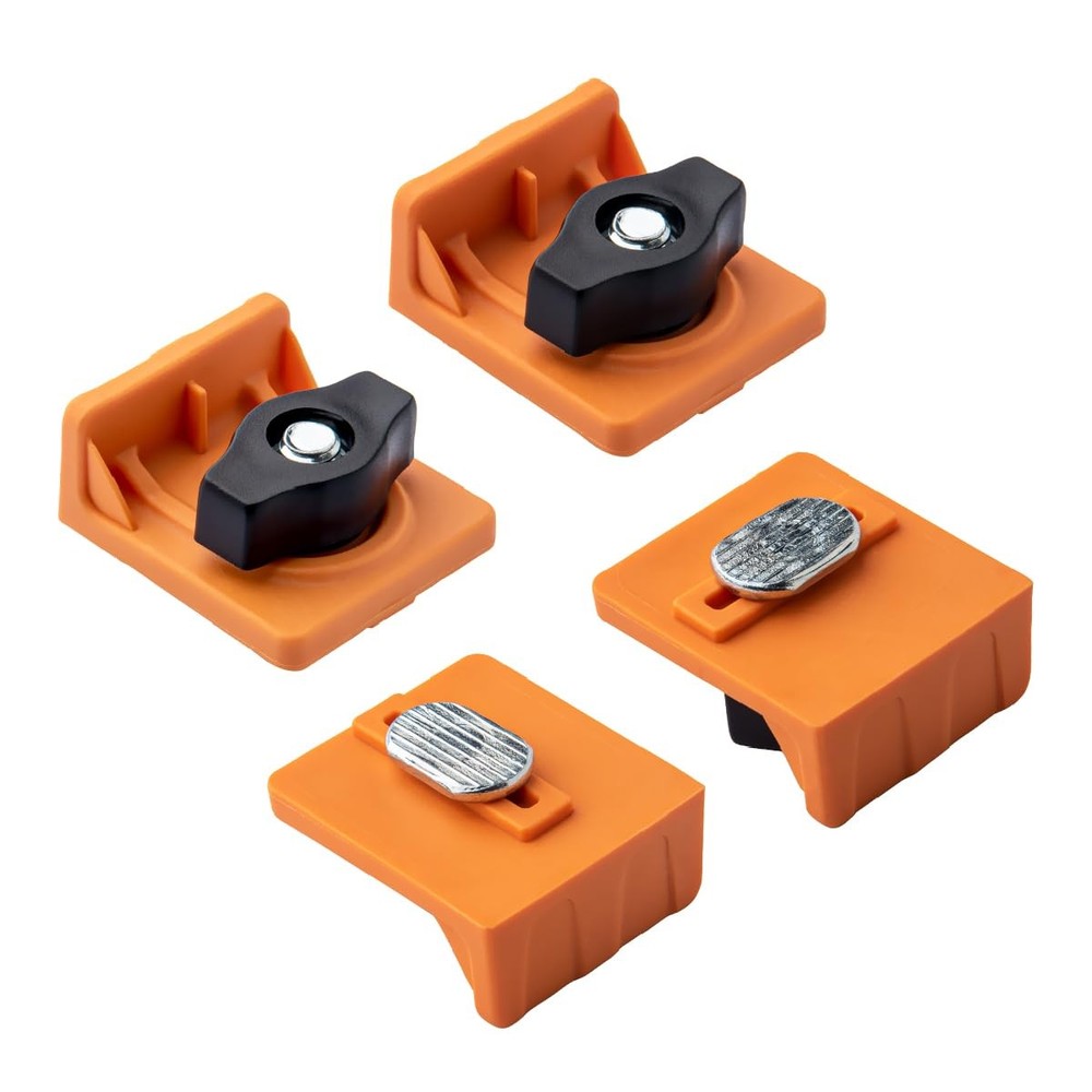 POWERTEC 72378 T-Track Inline and Short Stop Kit