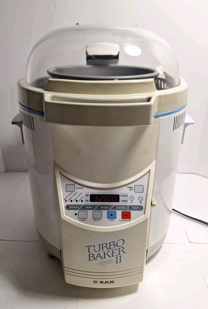 Dak Turbo Baker II Bread & Dough Maker Model FAB-2000 Tested Works