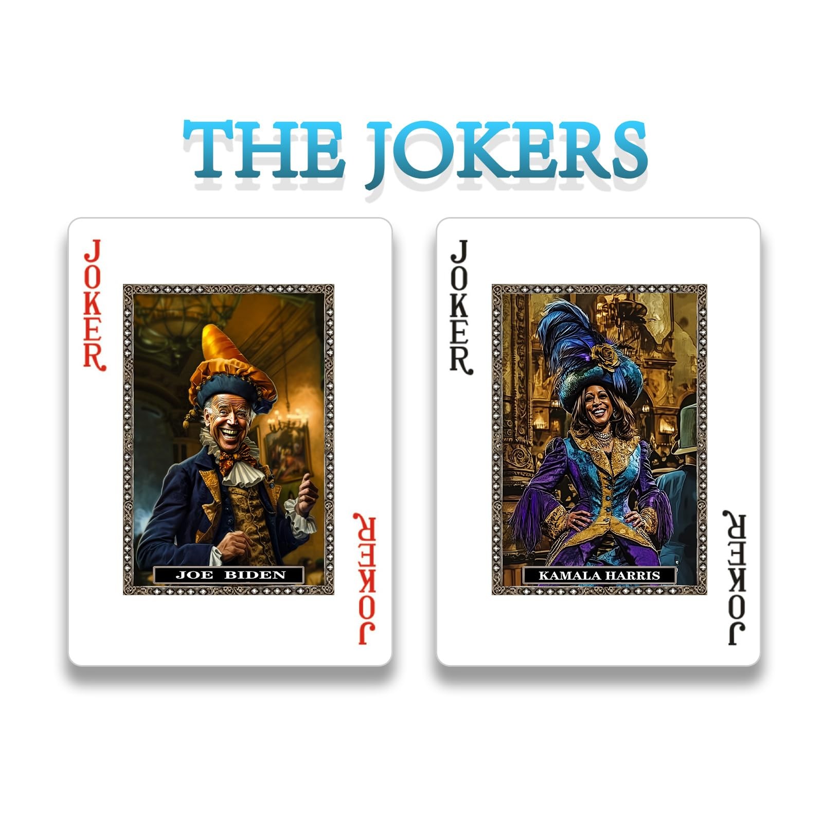 Trump Playing Cards - Maga Poker Cards, Waterproof, Donald Trump Gift