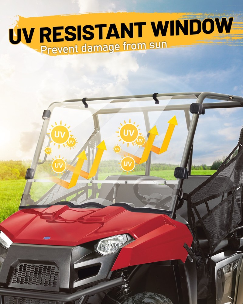 Polaris Ranger MID-SIZE 400 2010-2014 Front Windscreen Full Windshield Window