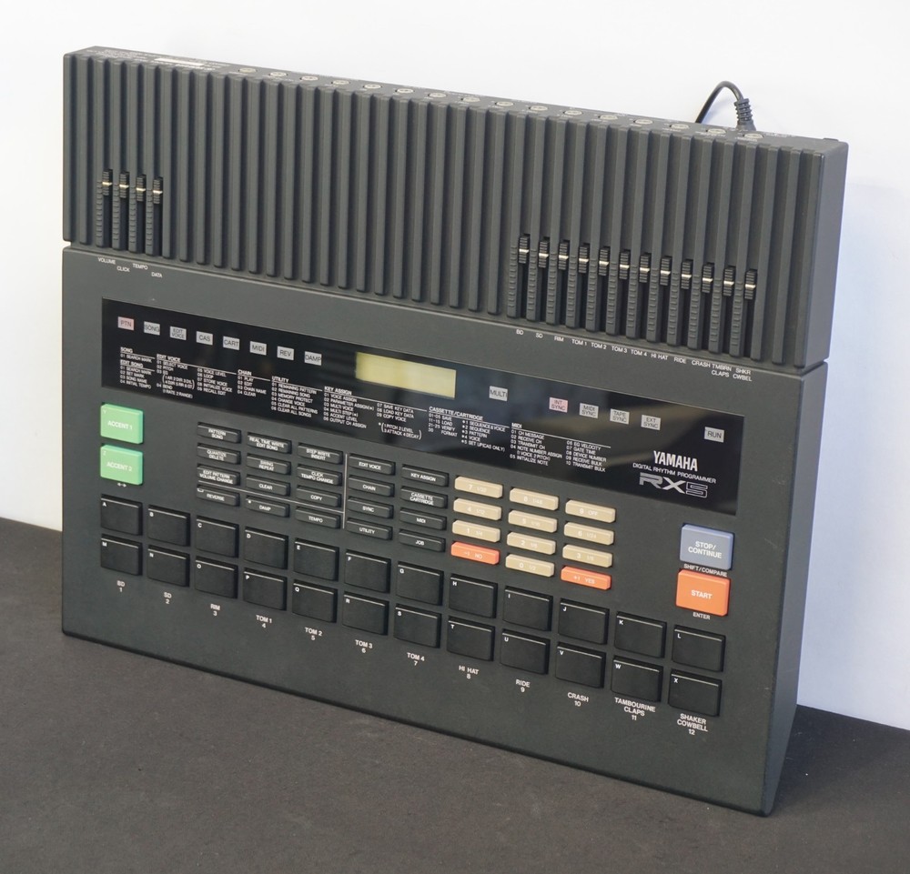 Yamaha RX5 80's Digital Rhythm Programmer - Drum Machine Sequencer W/ Road Case