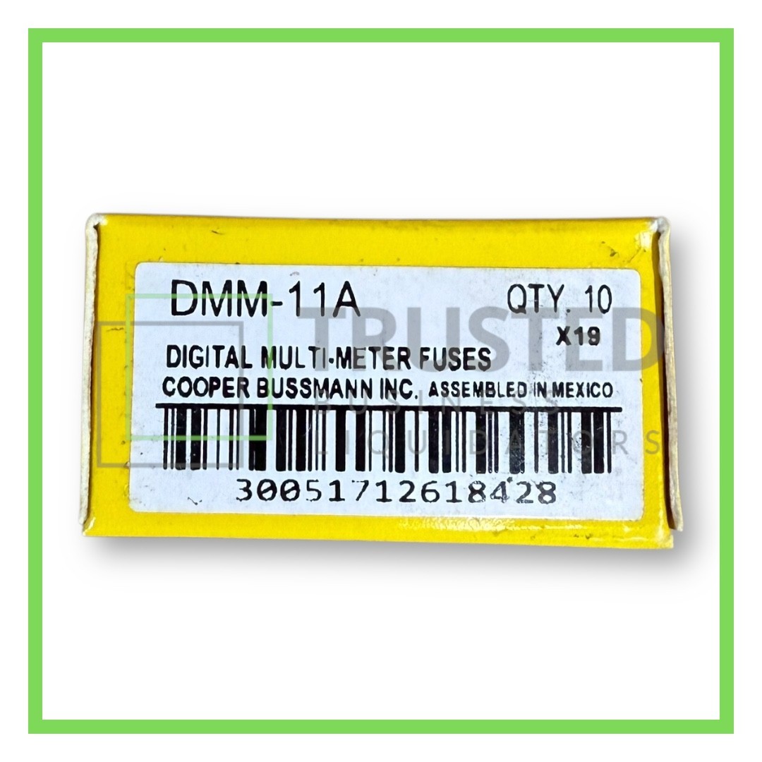 Cooper Bussmann DMM-11A DMM-B-11A DMM-11AR 11A 1000V Fuse Box (10) for Fluke NEW