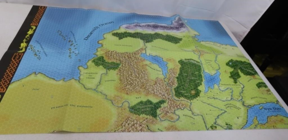 Greyhawk Poster Map (Upper Left) - D&D