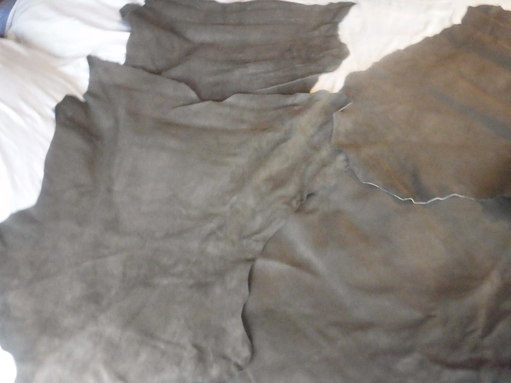 Leather Brown Leather Sheets Brown Leather Material Pre Owned 4 Sheets