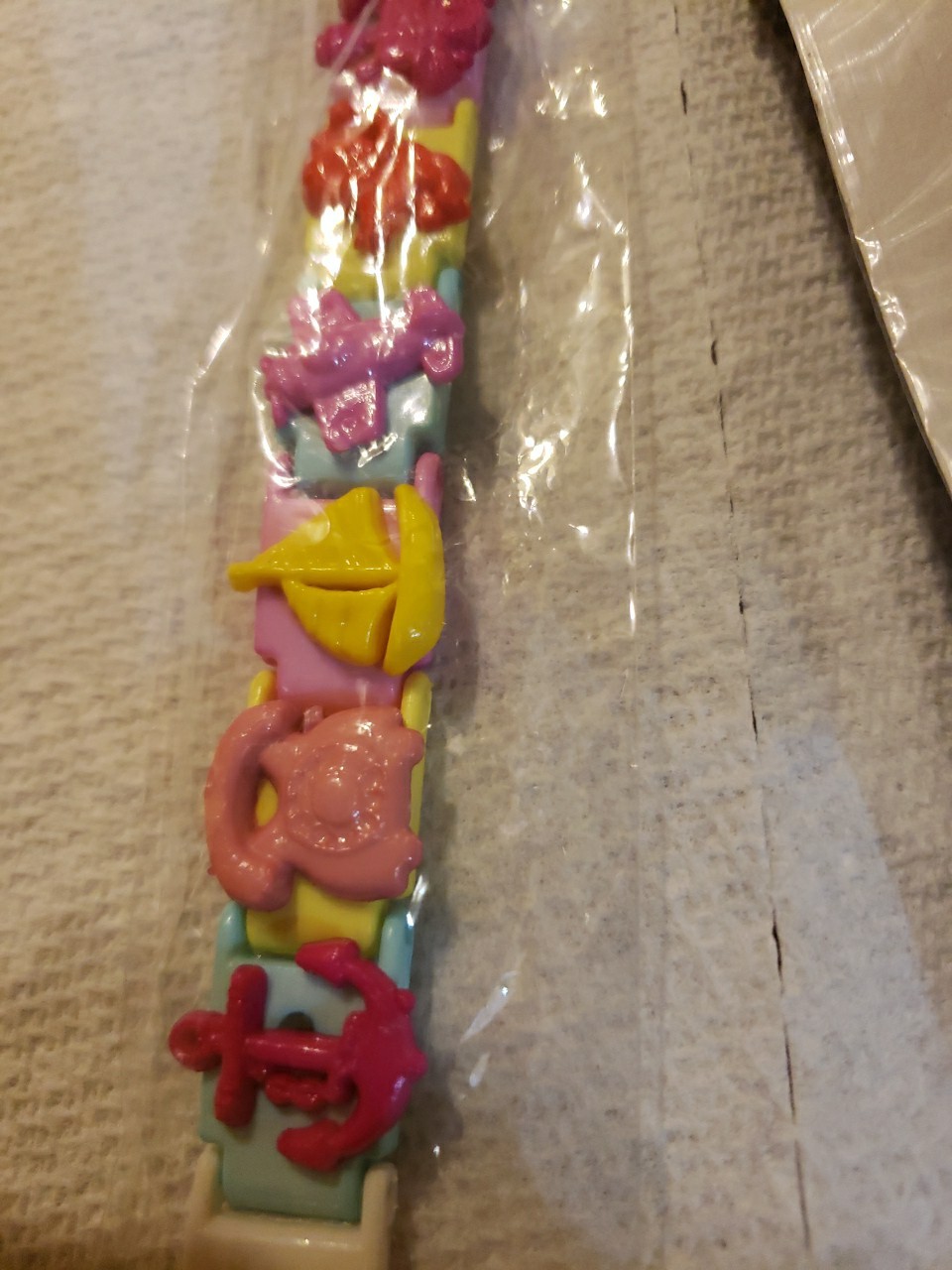 VTG 1980s Clip On Bell Charms /Chains &1 Snap On Bracelet