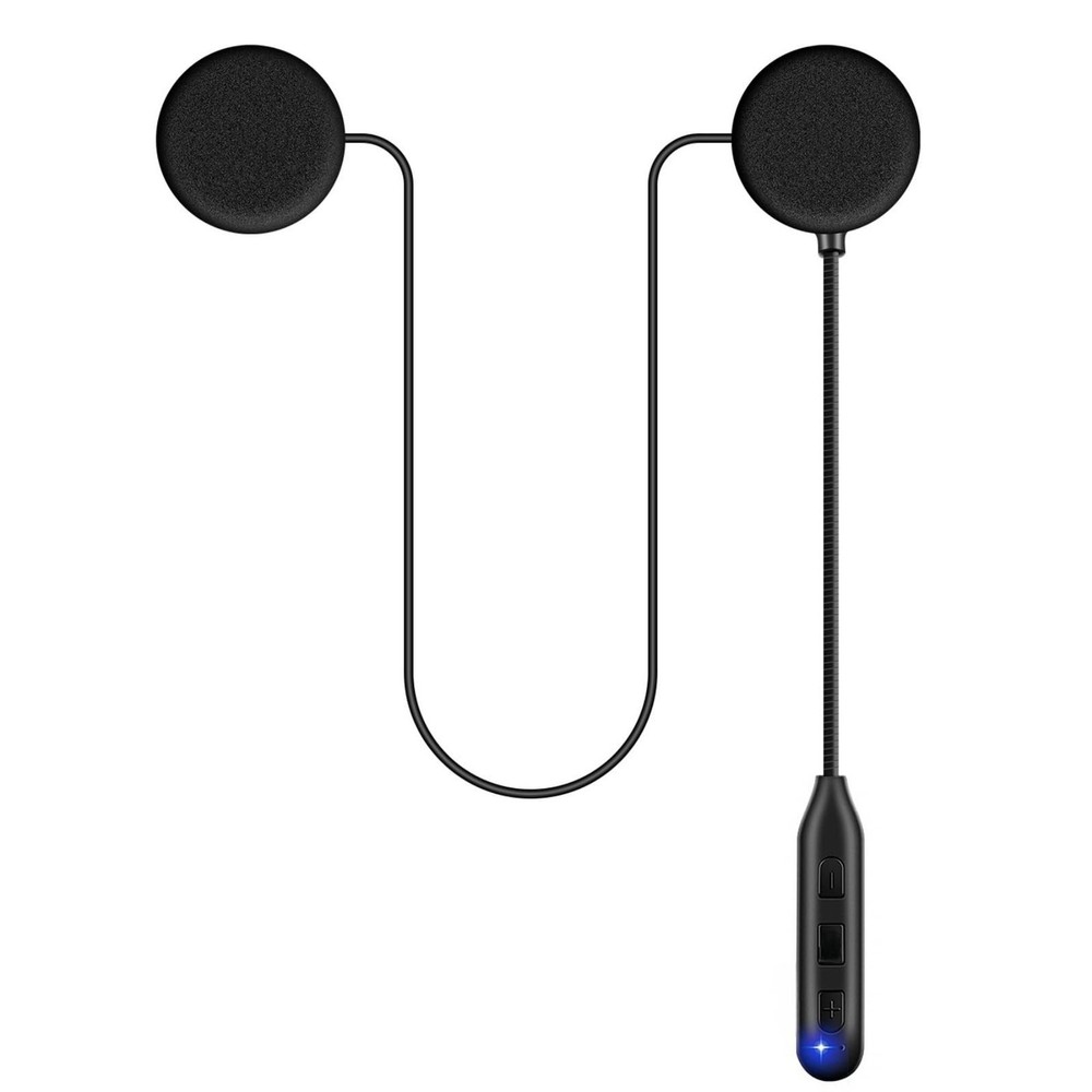 Motorcycle Helmet Bluetooth Headset Speakers with Good Small, Black