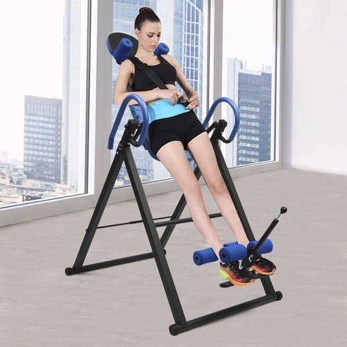 Fitness Back Pain Relief Inversion Table Excercise Stretching Inverted Bench