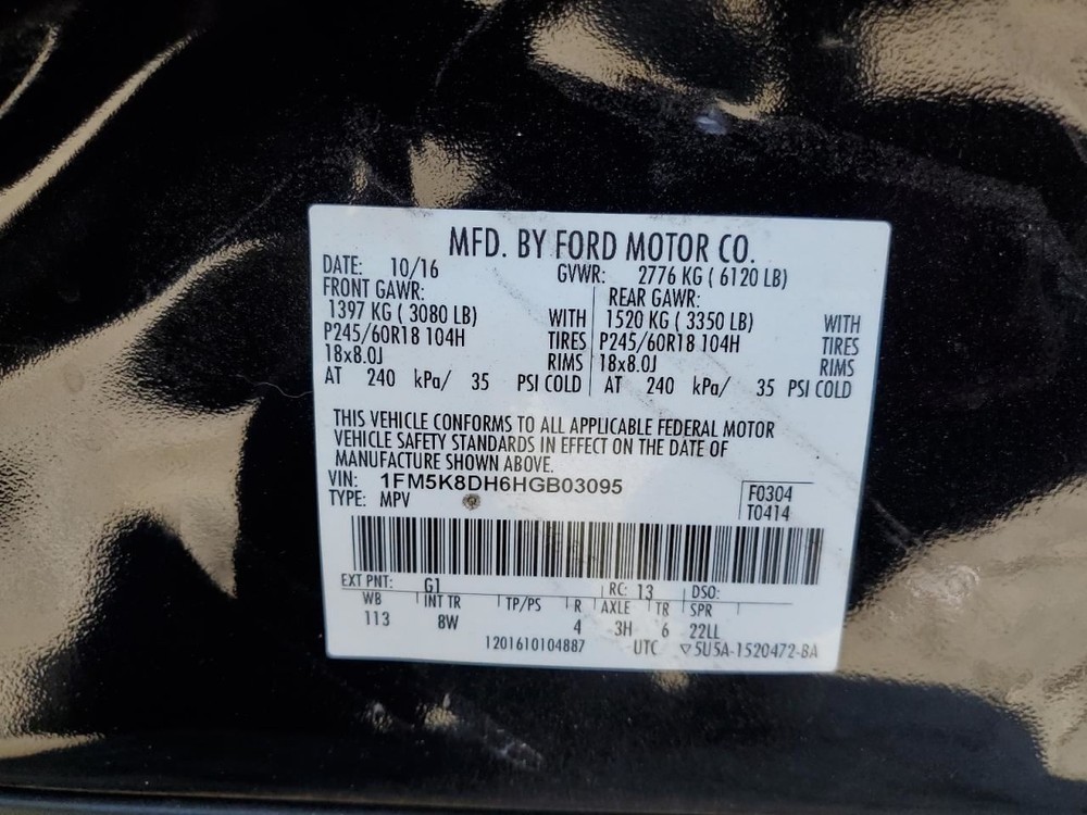 CONTROL PANEL OEM 16-19 FORD EXPLORER 1YR WRNTY