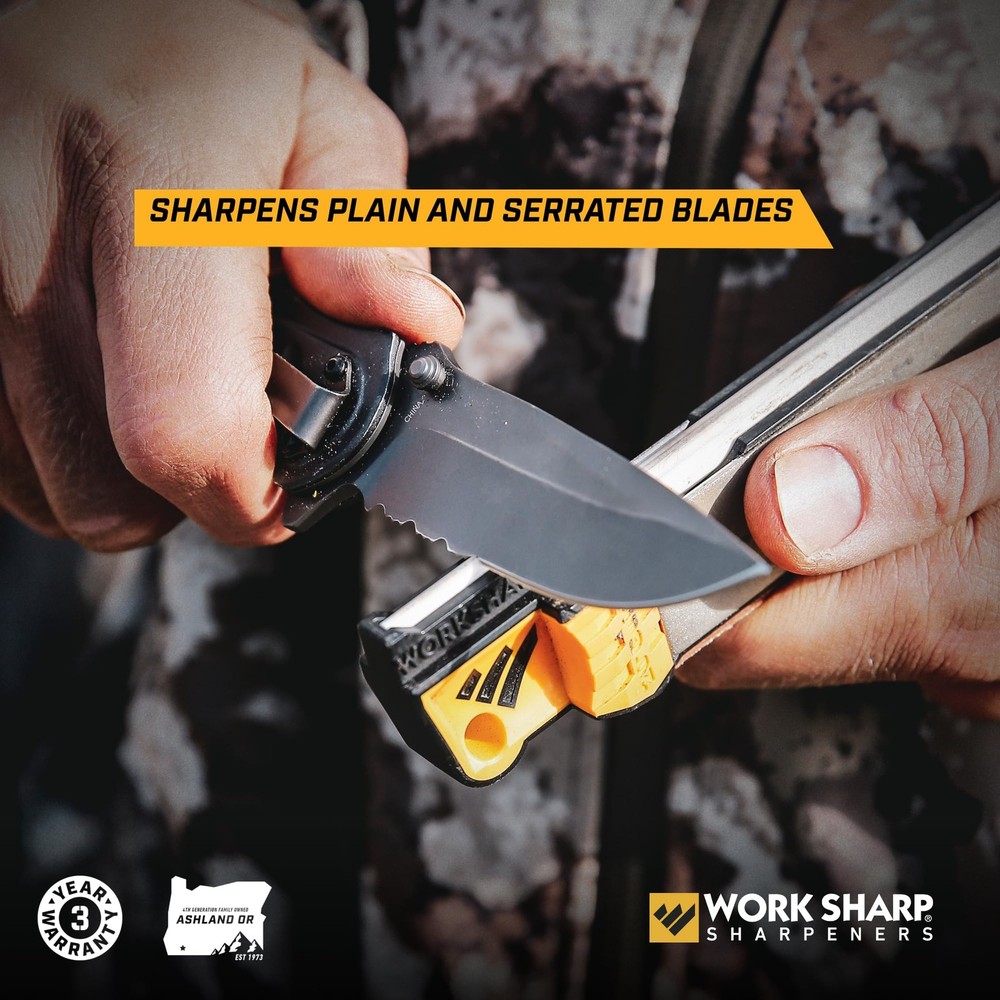 Guided Field Sharpener Compact Travel Knife Sharpener Diamond Tool