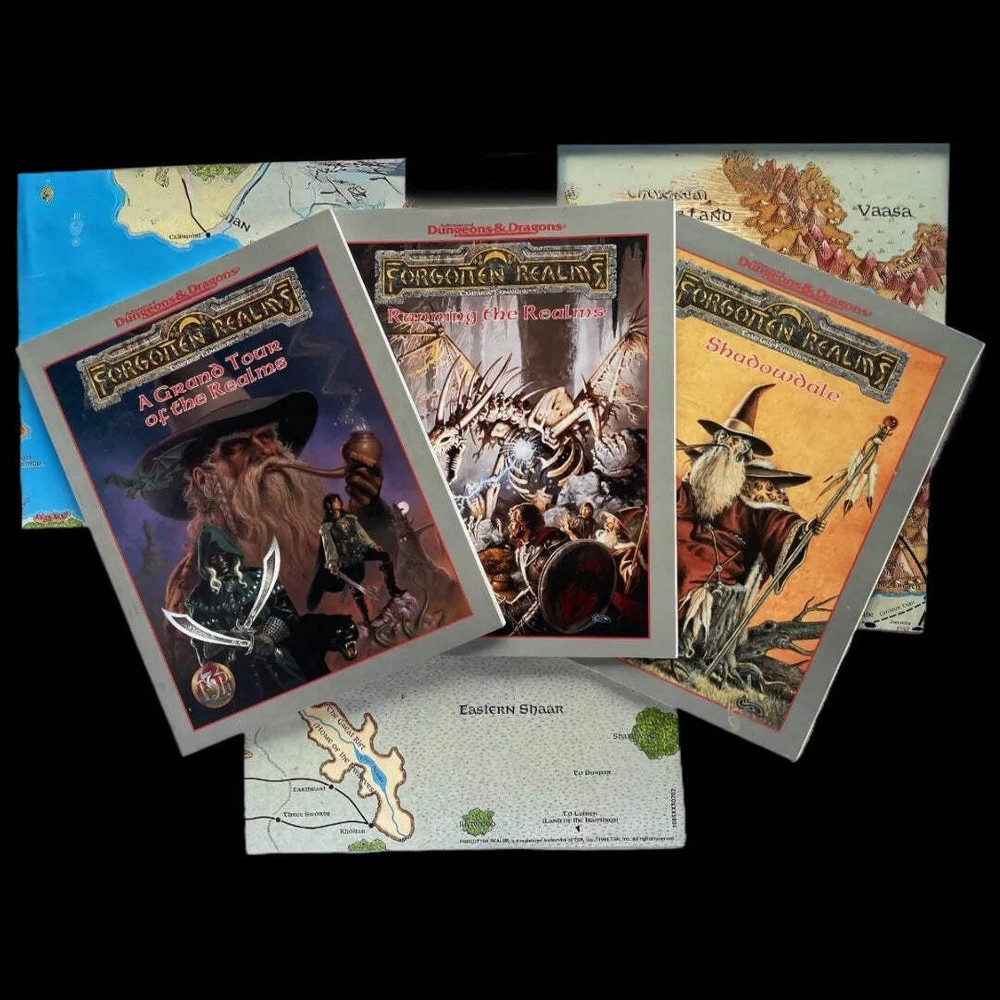 Forgotten Realms Campaign Setting 1085 AD&D 2e (Incomplete Set)