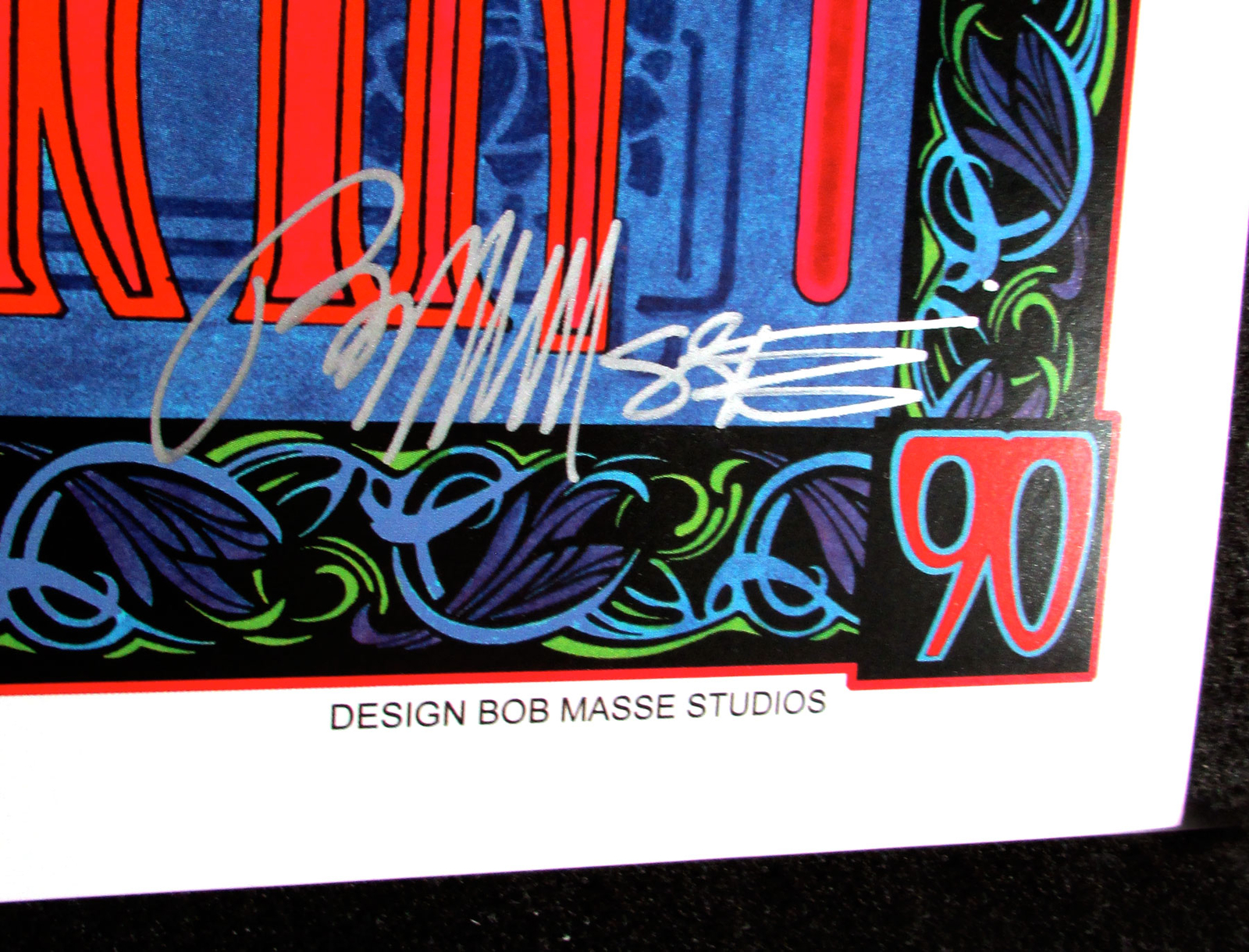 Stevie Ray Vaughan Poster 1990 Artist Edition Hand-Signed Bob Masse includes COA