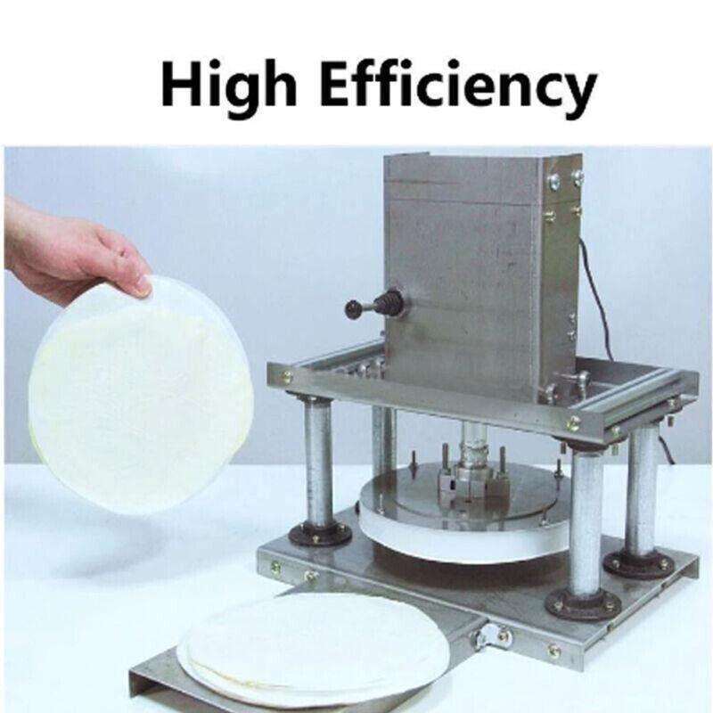 Electric Tortilla Cake Maker Dough Roller Sheeter 22cm Pizza Pressing Machine