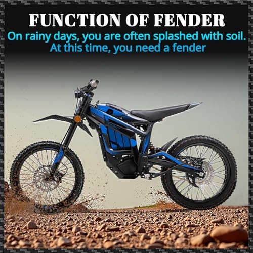 Motorcycle Front Fender Talaria Mud Guard Protector Carbon Fiber Pattern