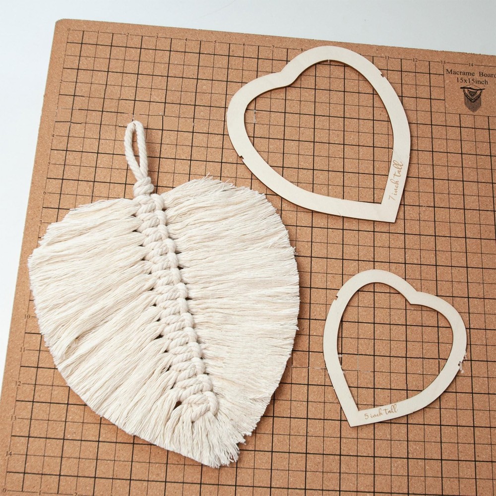 1 Pack Macrame Leaf Template Cutting Tool Wall Hanging Craft DIY Supplies