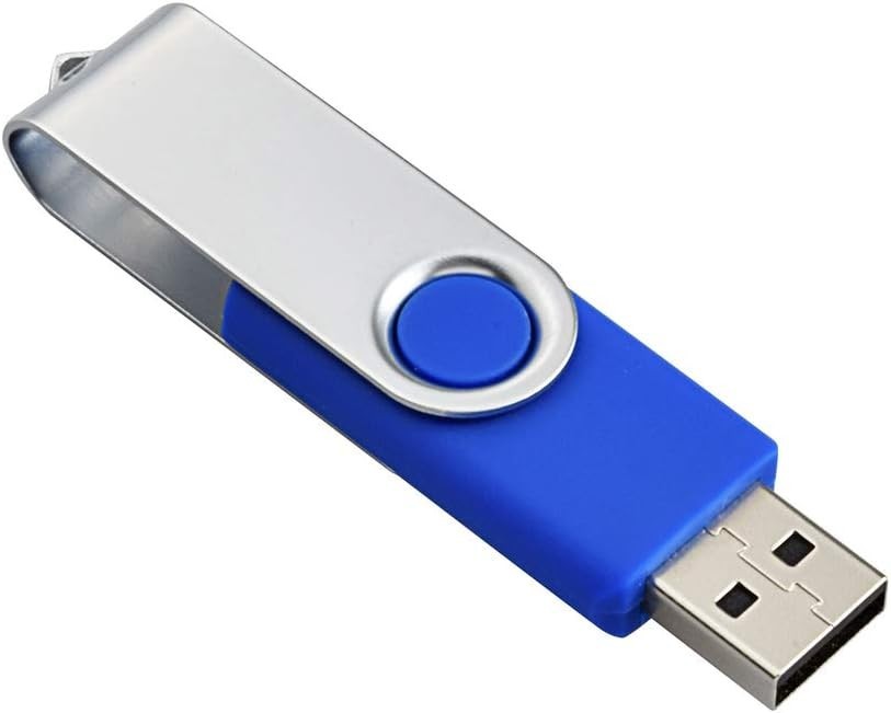 Durable 8GB USB Flash Drives with Swivel Keychain - Perfect for Quick Access