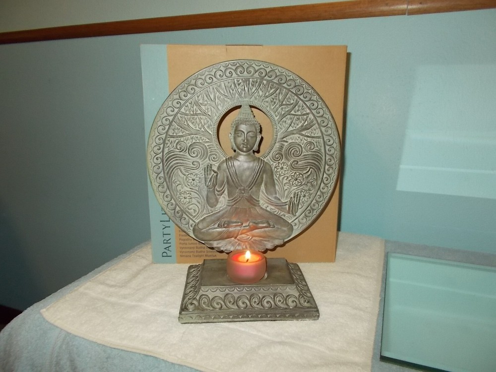 PARTYLITE HOLDER RETIRED   BUDDHA