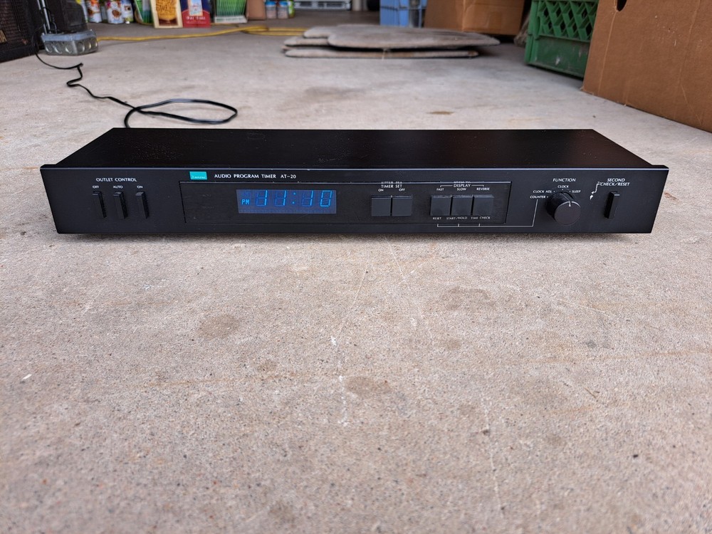 Vintage Sansui AT-20 Audio Program Timer Black Face