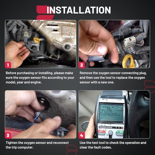 Oxygen Sensor Upstream Downstream O2, Compatible with Chevy Cruze 2011-2015