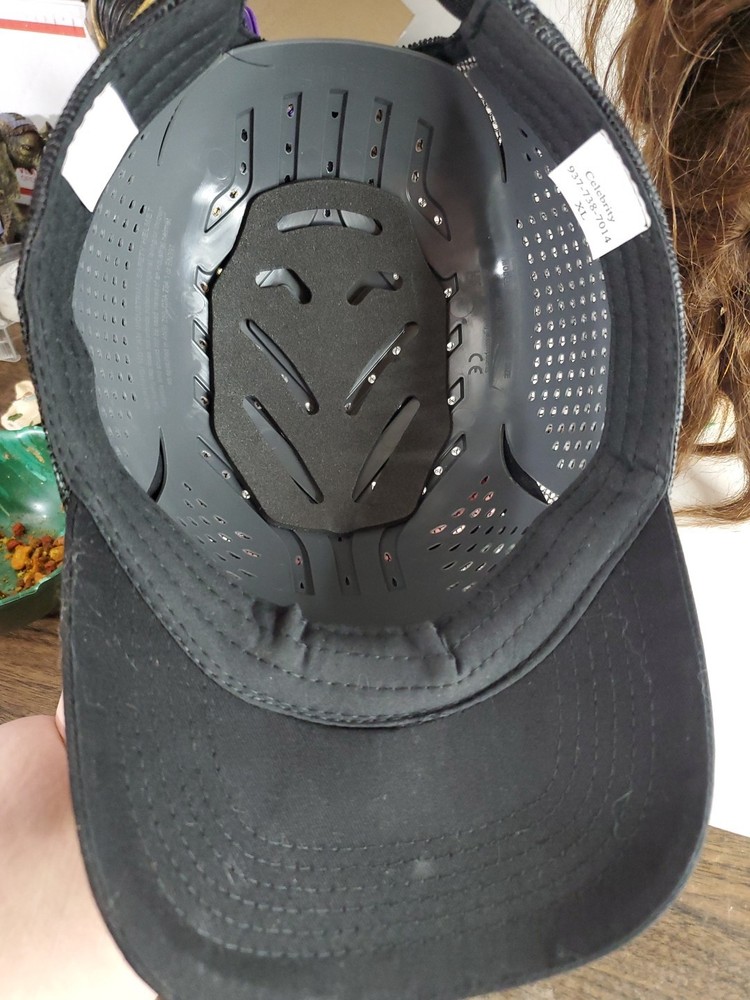 Honda Black Mesh Safety Hard Hat Cap With ROI Insert Liner Adjustable For Work