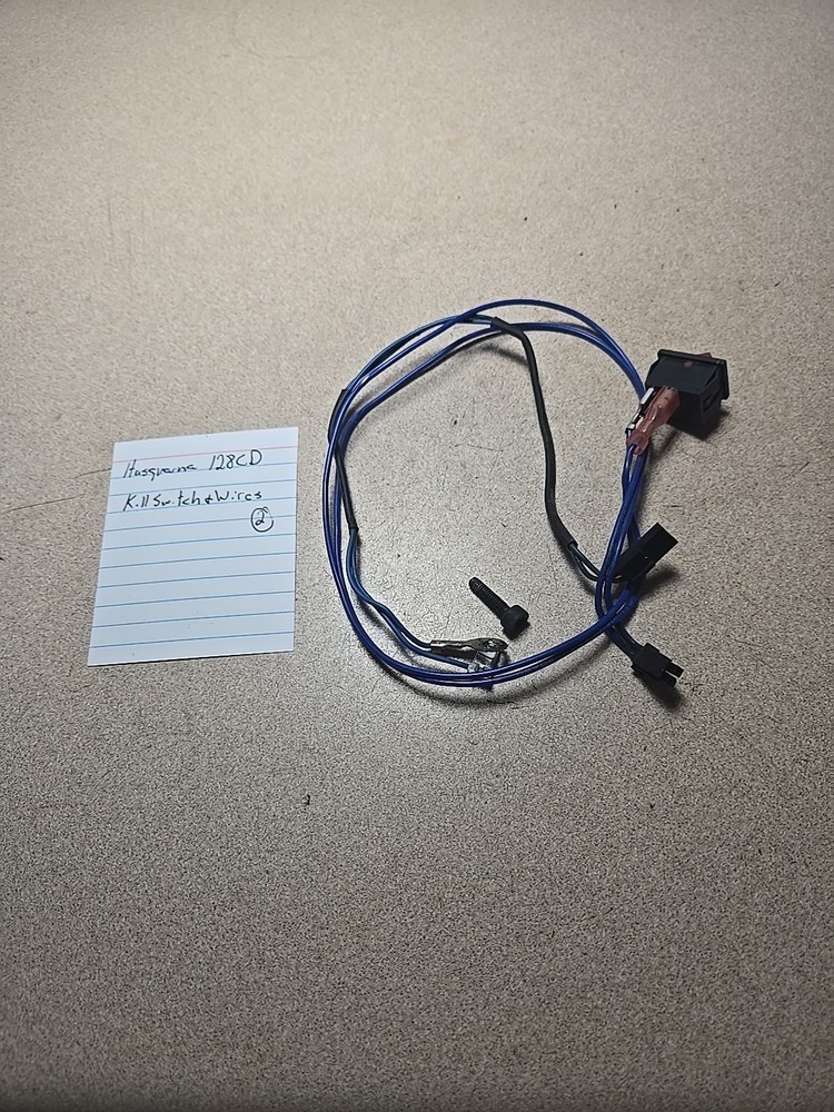 Husqvarna 128CD Trimmer Kill Switch And Wires