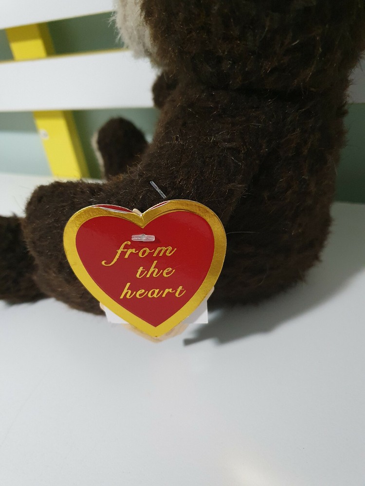 CHRISTOPHER COLLECTION TEDDY BEAR LENI 21CM WITH TAGS! BROWN BEAR