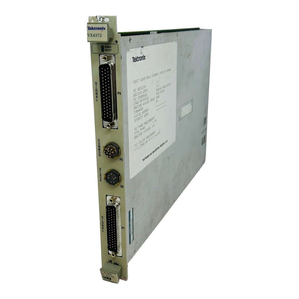 TEKTRONIX VX4372 RELAY SCANNER 2-WIRE 48CH VXI MODULE SN B010105