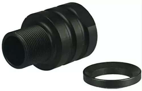 DB TAC Aluminum Muzzle Brake 1/2x36 TPI Thread With Thread Converter For 9 Combo