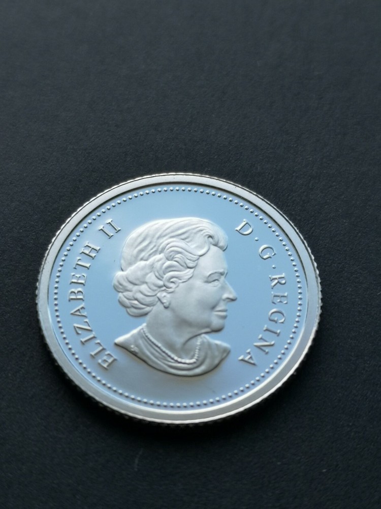 ***CANADA 10 CENTS 2004 *** PROOF HEAVY CAMEO *** STERLING SILVER ***