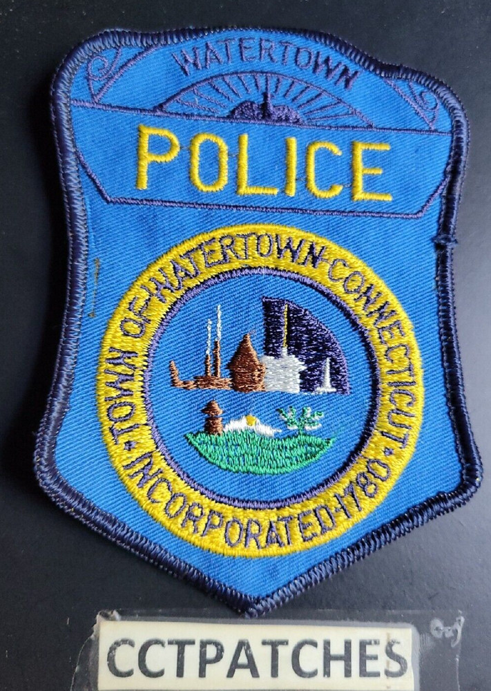 WATERTOWN, CONNECTICUT POLICE SHOULDER PATCH CT