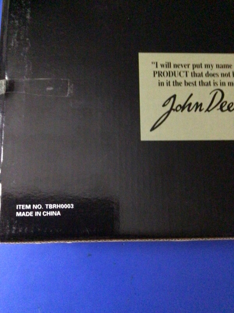 New Sealed JOHN DEERE HERITAGE COLLECTION ACCESSORY KIT #2 for BLACKSMITH SHOP