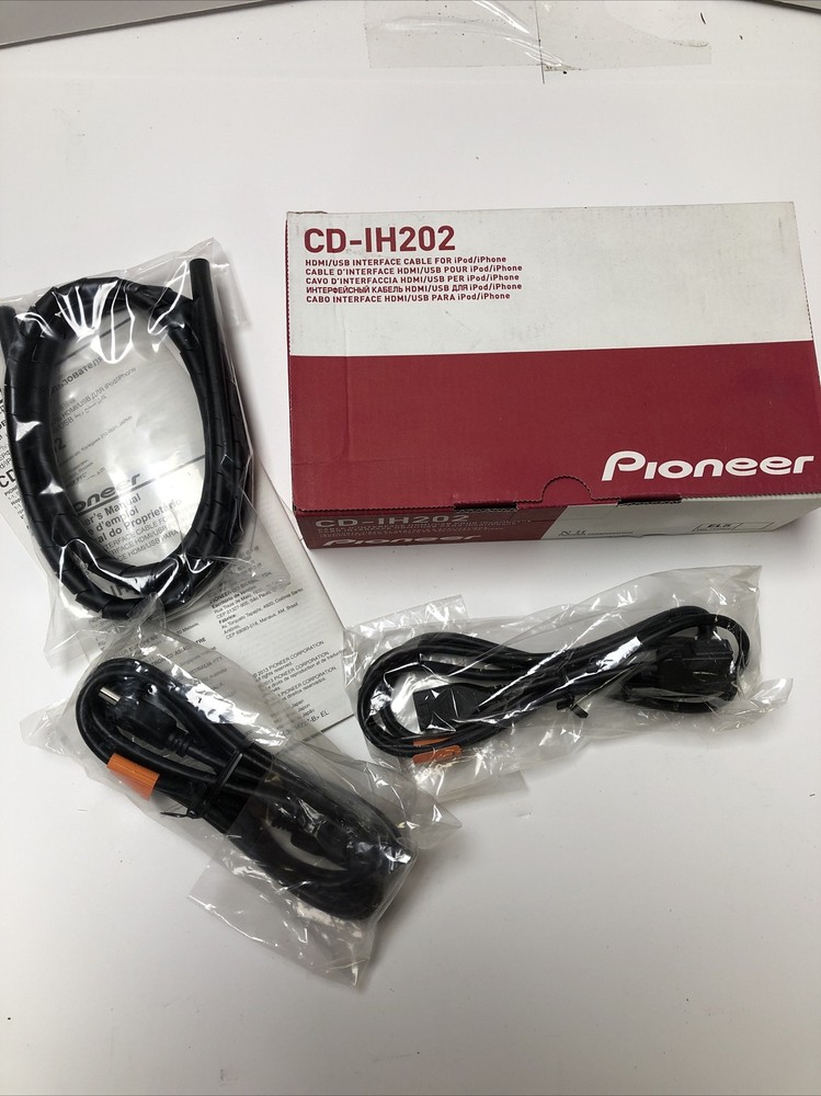 Authentic Pioneer CD-IH202 AppRadio Mode HDMI Interface Cable Kit
